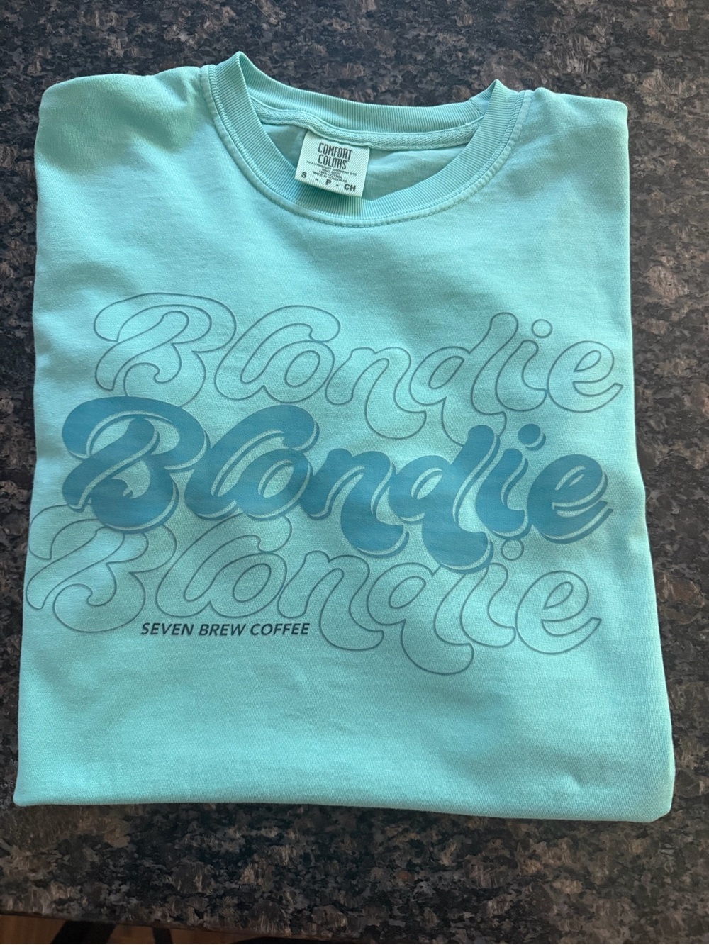 Comfort Colors Kids Aqua Blondie Graphic Sweatshirt
